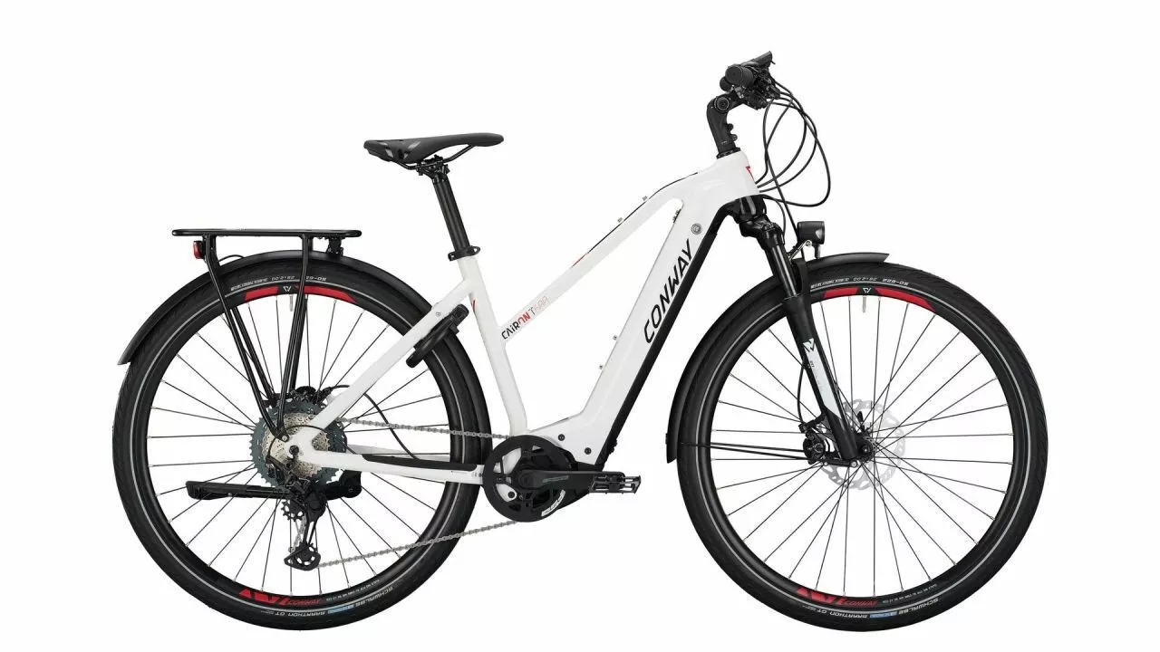 Conway Elektro-Trekkingrad Cairon T 600 Damen, 28, Trapez (2020)