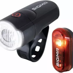 Sigma Sport Batterie-LED-Leuchten-Set Aura 30 / Curve