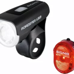 Sigma Sport Akku-LED-Leuchten-Set Roadster USB/Nugget II