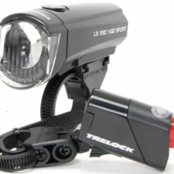 Trelock Batterie-LED-Leuchten-Set LS 350/LS 710